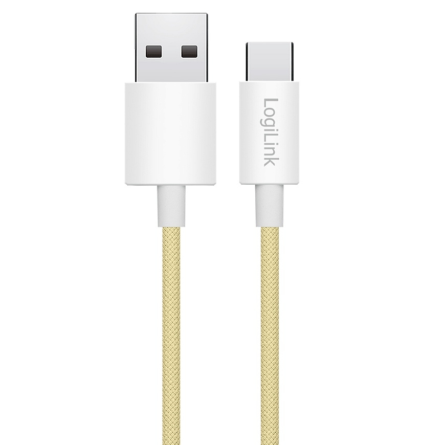 LogiLink CU0334 USB-kaapeli USB 2.0 1,5 m USB A USB C Keltainen – 2