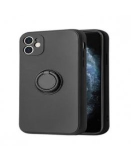 Apple IPHONE 12 PRO MAX SILICONE CASE RING Black