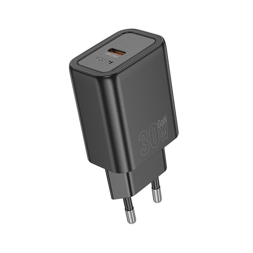 N63 Maigs PD30W+QC3.0 lādētājs (ES) Melns