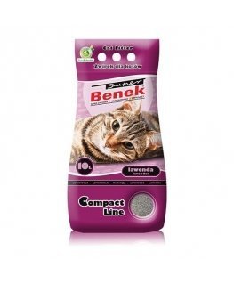 CERTECH Super Benek Compact Lawenda - żwirek dla kota zbrylający 5l