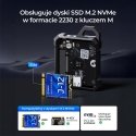 Orico M.2 NVMe 2230 disko korpusas, USB-C 10 Gbps, sustiprintas, metalinis Orico M.2 NVMe 2230 disko korpusas, USB-C 10 Gbps, sustiprintas, metalinis