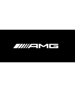 Mercedes Dėklas AMG Double Layer Transparent Rhombs MagSafe do iPhone 17 juoda/raudona