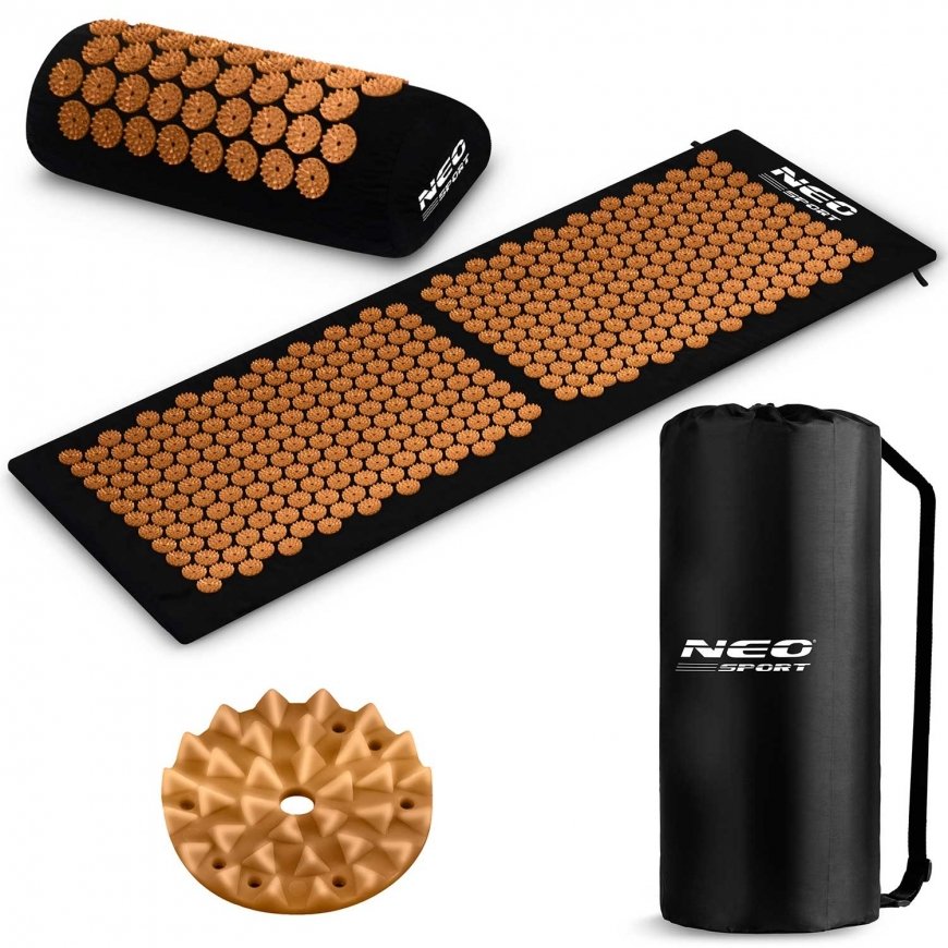 The acupressure mat with spikes Neo-Sport NS-901 black-gold – 2