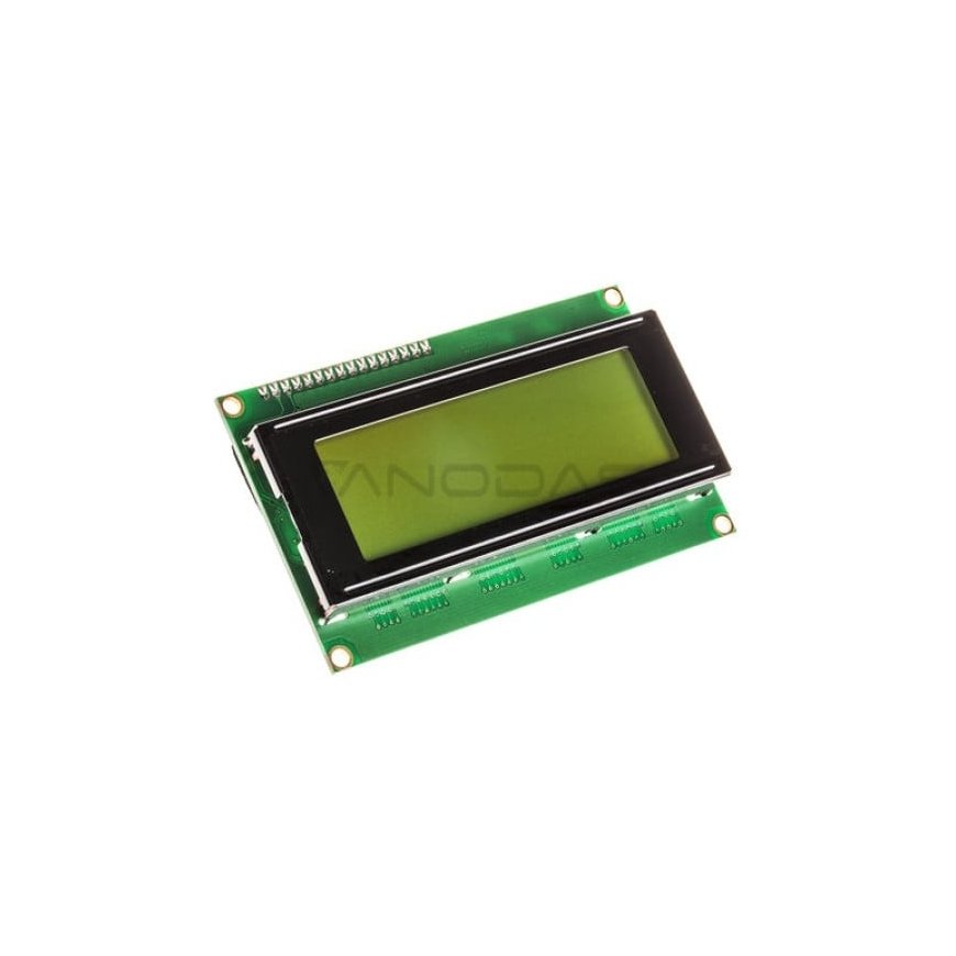 Oem 20x4 LCD ekrāns (zaļš)