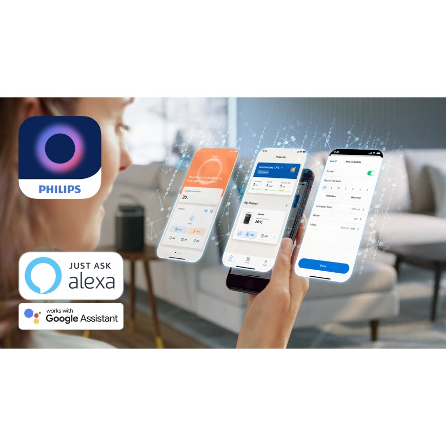 Philips CX3120/01 telpu sildītājs Iekštelpas Pelēks 2000 W Elektriskais termoventilators – 2