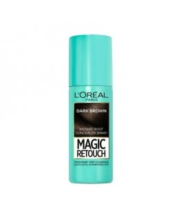 L'Oreal Paris, Magic Retouch, Šaknų dažų purškiklis, 02 Tamsiai natūraliai ruda, 75 ml
