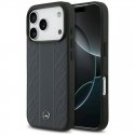 Mercedes ādas vāciņš ar lauru lapu svītrām MagSafe iPhone 17 Pro zils Mercedes ādas vāciņš ar lauru lapu svītrām MagSafe iPhone 17 Pro zils