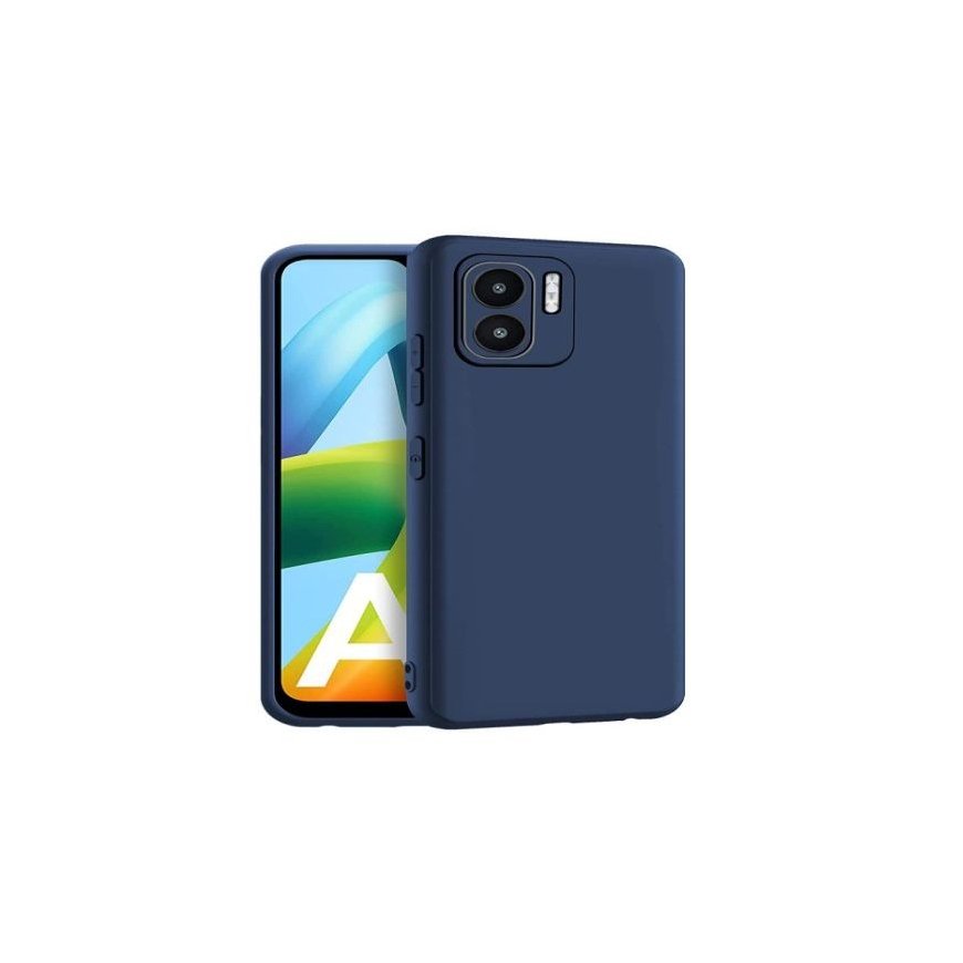 Силиконовый чехол Xiaomi Matt TPU для Xiaomi Redmi A1 / A2 темно-синий