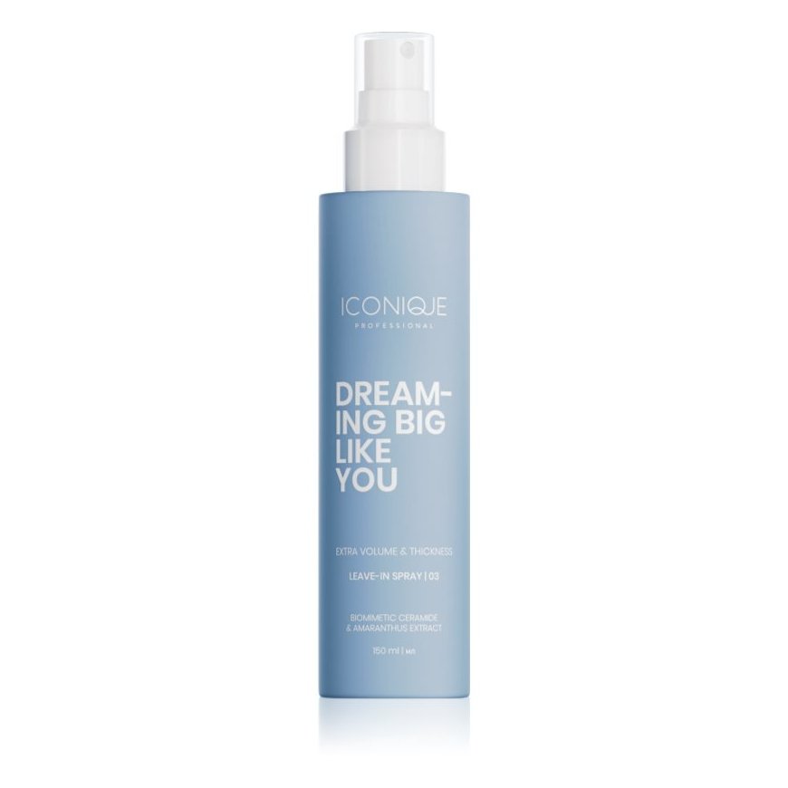 Iconique Professional Nenuplaunama priemonė ploniems plaukams „Dreaming Big Like You“ (papildomos apimties ir tankumo suteikiant – 2