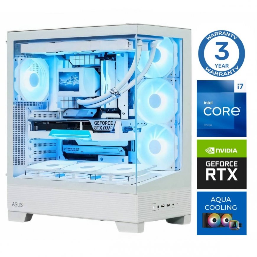 INTOP AQUA i7-14700F 64GB DDR5 1TB SSD M.2 NVME+2TB RTX5080 16GB no-OS