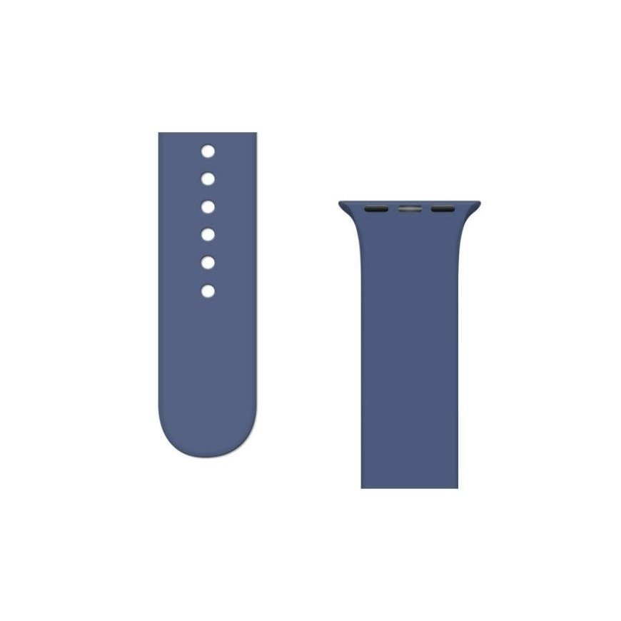 Strap APS Silicone Watch Band Ultra / 8/7/6/5/4/3/2 / SE (45/44 / 42mm) Strap Watchband Blue