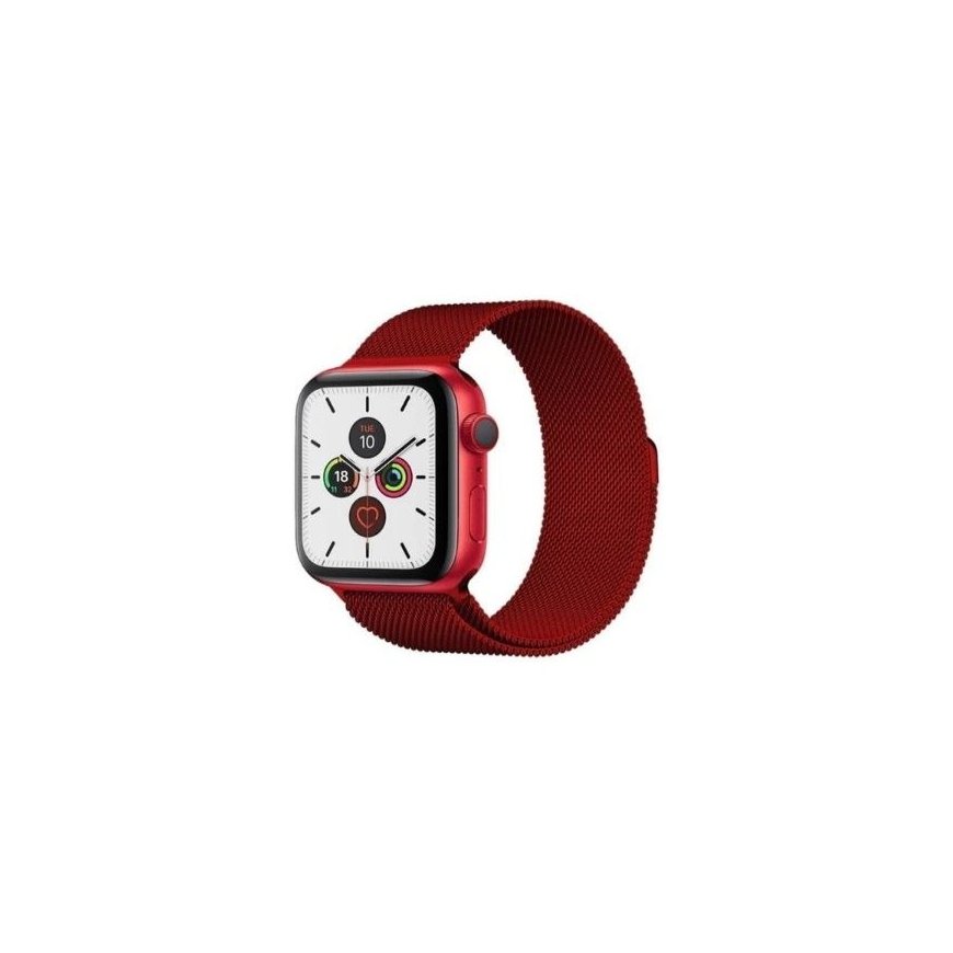 Apple Magnētiskā siksna Pulkstenis 7 7/8 41mm Magnētiskā lente Aproce Sarkanā