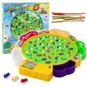 Lean Toys Žaidimas „Žvejyba“ su besisukančiu ežeru ir 5 meškerėmis