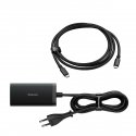 Baseus CCGP110201 toiteadapter ja vaheldi Hoonesisene 100 W Must