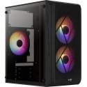 Aerocool CS107V2 datoru korpuss & statnis Mini Tower Melns Aerocool CS107V2 datoru korpuss & statnis Mini Tower Melns