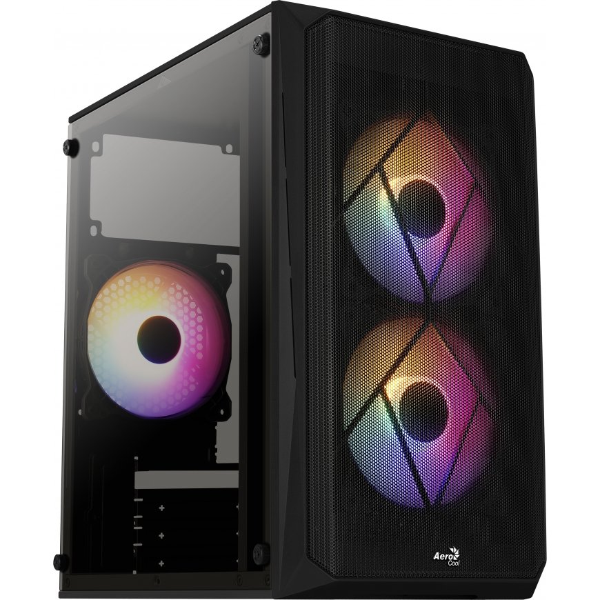 Aerocool CS107V2 datoru korpuss & statnis Mini Tower Melns – 2