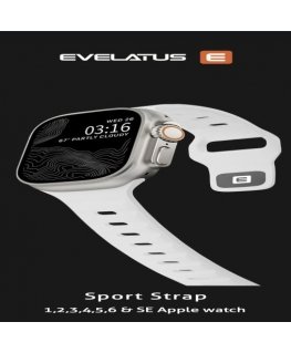 Vaata 42/44/45 Sport Silikoonist Rihma Valge