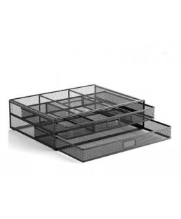 ATL Металлическая подставка для мониторов с двумя ящиками, 40x29,5x11,5 см
