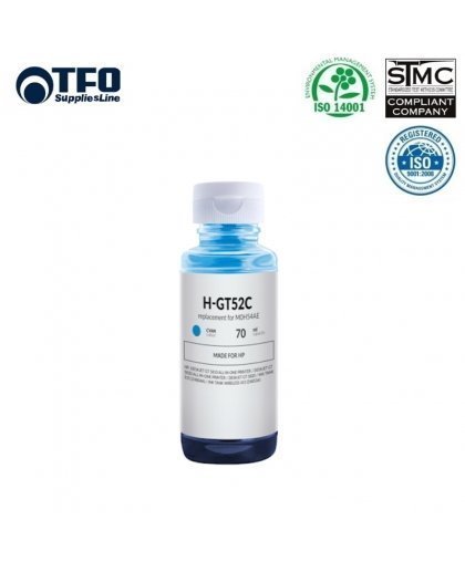 TFO Аналог для HP GT52C M0H54AE Cyan INK Bottle 70ml GT 5810 5820 InkTank 310 315 410 415