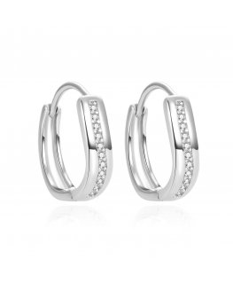 Серебряные серьги с цирконами Beneto Original AGUC2375L