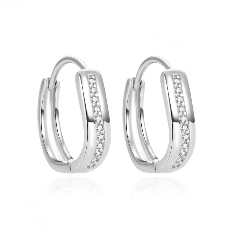 Серебряные серьги с цирконами Beneto Original AGUC2375L