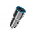 WG - Car charger 2x USB 60W, 2x USB-C PD 30W, silver WG - Car charger 2x USB 60W, 2x USB-C PD 30W, silver