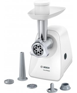Bosch MFW2520W mincer 1500 W Stainless steel, White