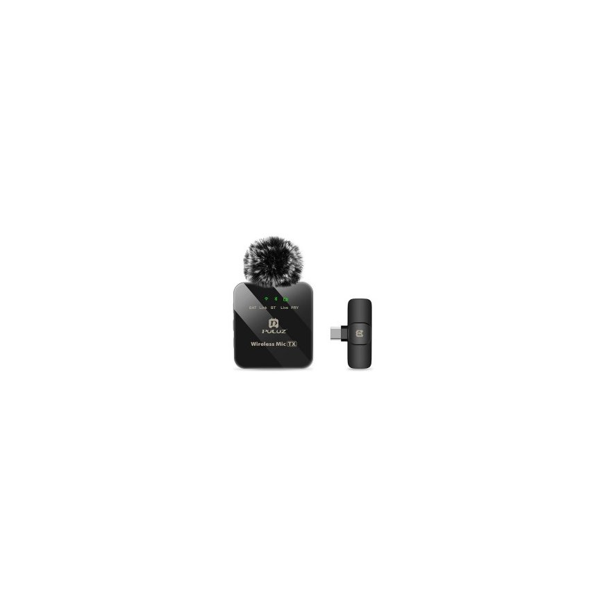 Puluz Wireless Digital Microphone, Clip-On, Type-C
