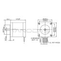 Oem Askelmoottori SY28STH45-0674A 200 askelta/kierros 4.5 V / 0.67 A / 0.095 Nm Oem Askelmoottori SY28STH45-0674A 200 askelta/kierros 4.5 V / 0.67 A / 0.095 Nm