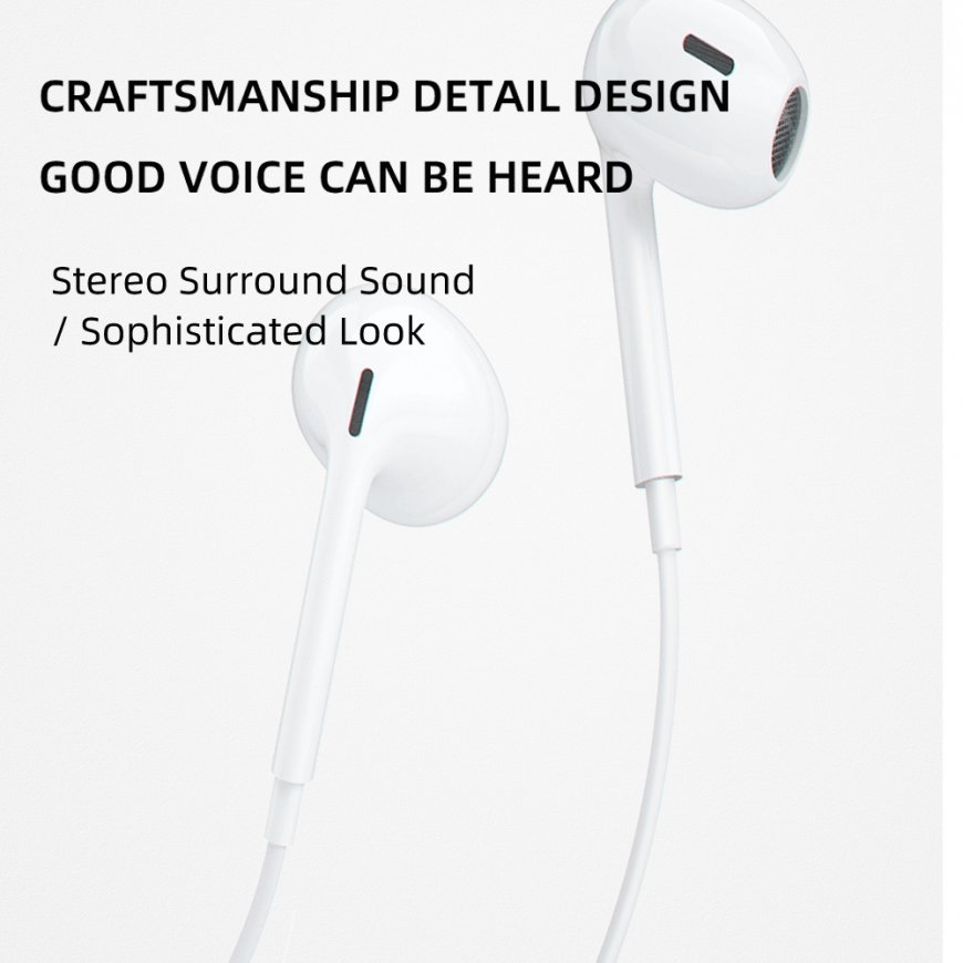 DUDAO Sluchawki X14PROT Headphones Wired In-ear Music/Everyday USB Type-C White – 4