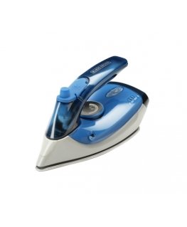 Black & Decker BXIR1000E iron Steam iron Stainless Steel soleplate 1000 W Blue, White