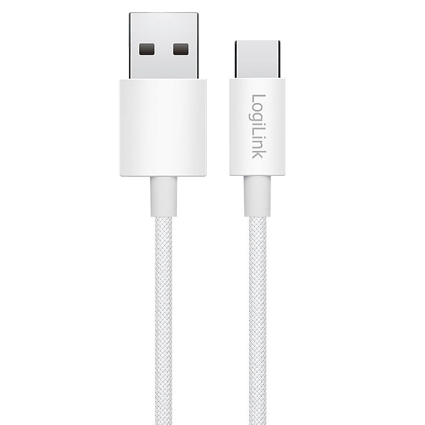LogiLink CU0320 USB kabelis USB 2.0 0,5 m USB A USB C Balts – 2