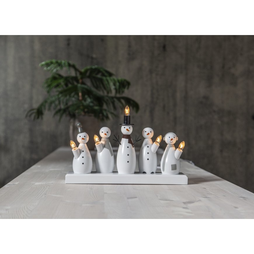 Star Trading Snowman kynttelikkö – 2