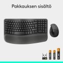 Беспроводной набор клавиатуры и мыши Logitech Wave & Lift Беспроводной набор клавиатуры и мыши Logitech Wave & Lift