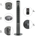 Lovio LVTF202Y24C-TI Tornado Tuulettimen AirWave PRO Titan