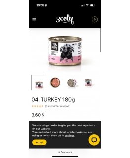 3Coty TURKIJA + VIENKIAI KATINAI 180g