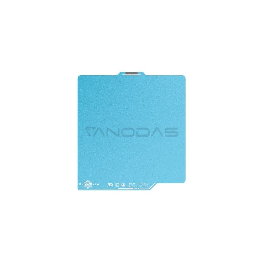 BIQU Panda drukas plate CryoGrip Pro Frostbite - divpusējs magnētiskais slānis - Bambu Lab X1, P1 un A1 printeriem - 257x257 mm