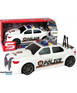 Lean Toys Policijos Sportinis Automobilis 1:16 su Garsu