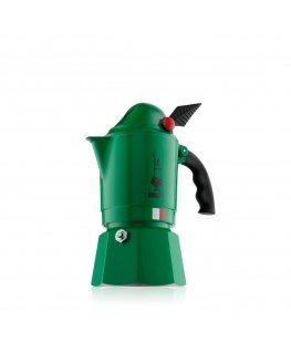 Bialetti Moka Break Alpina Mokos gaminimo indas Žalia