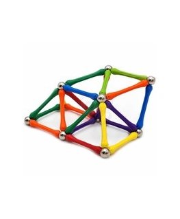 WOOPIE magneettiset rakennussarjat 3D opettavainen setti pallojen juoksuun, 113 kpl.