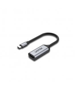 UNITEK V1420A video cable adapter 0.15 m USB Type-C HDMI Grey