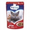PREVITAL Beef in jelly - wet cat food - 100g PREVITAL Beef in jelly - wet cat food - 100g
