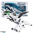 Lean Toys Dinosaur Robot with Lights and Sounds, 47x17x10 cm Lean Toys Dinosaur Robot with Lights and Sounds, 47x17x10 cm