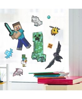 PALADONE Minecraft koristeelliset ikkunatarra