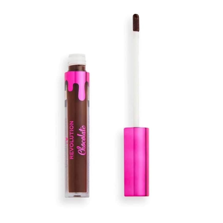 Makeup Revolution, I Heart Revolution Chocolate, Lip Gloss, Moch