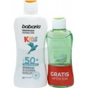 Babaria Kids sunscreen cream SPF50, water-resistant, 200 ml after-sun balm, 1 pc. Babaria Kids sunscreen cream SPF50, water-resistant, 200 ml after-sun balm, 1 pc.