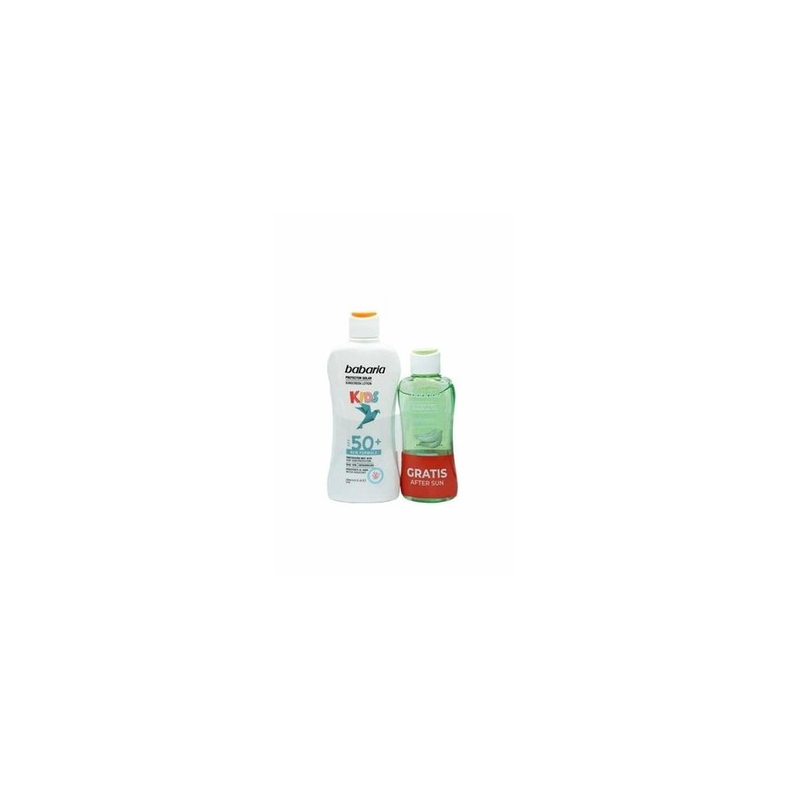 Babaria Kids saules aizsargkrēms SPF50, ūdensizturīgs, 200 ml pēc sauļošanās balzams, 1 gab. – 2