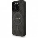 Чехол Guess из PU-кожи с золотой рамкой 4G MagSafe для iPhone 17 Pro Ma Чехол Guess из PU-кожи с золотой рамкой 4G MagSafe для iPhone 17 Pro Ma