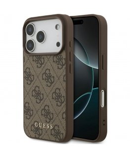 Guess 4G Klassinen Kuori iPhone 17 Pro Ruskea