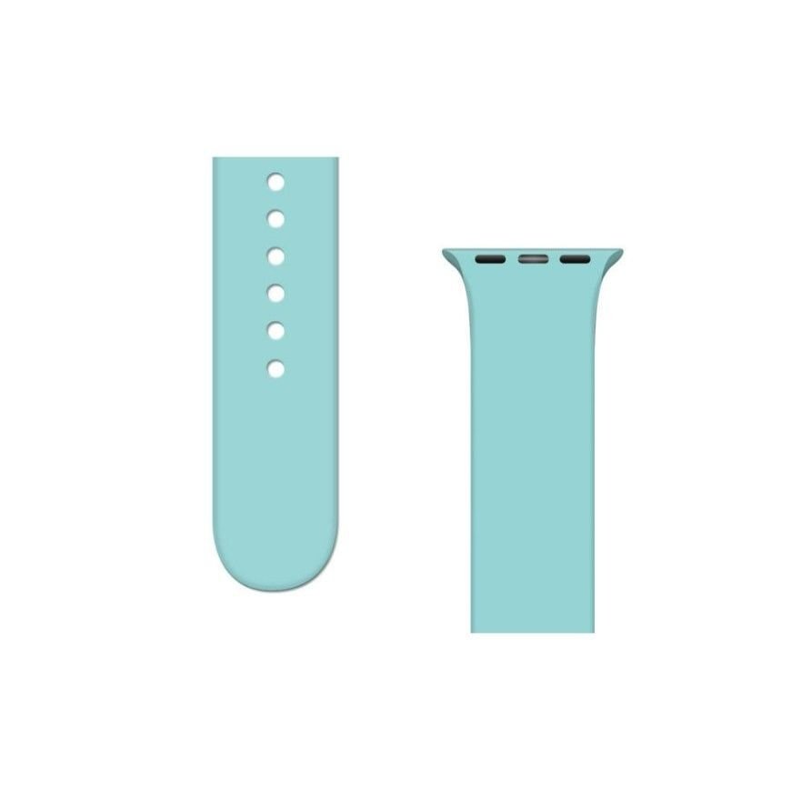 Strap APS Silicone Band for Watch Ultra / 8 / 7 / 6 / 5 / 4 / 3 / 2 / SE (45 / 44 / 42mm) Strap Watch Bracelet Light Blue
